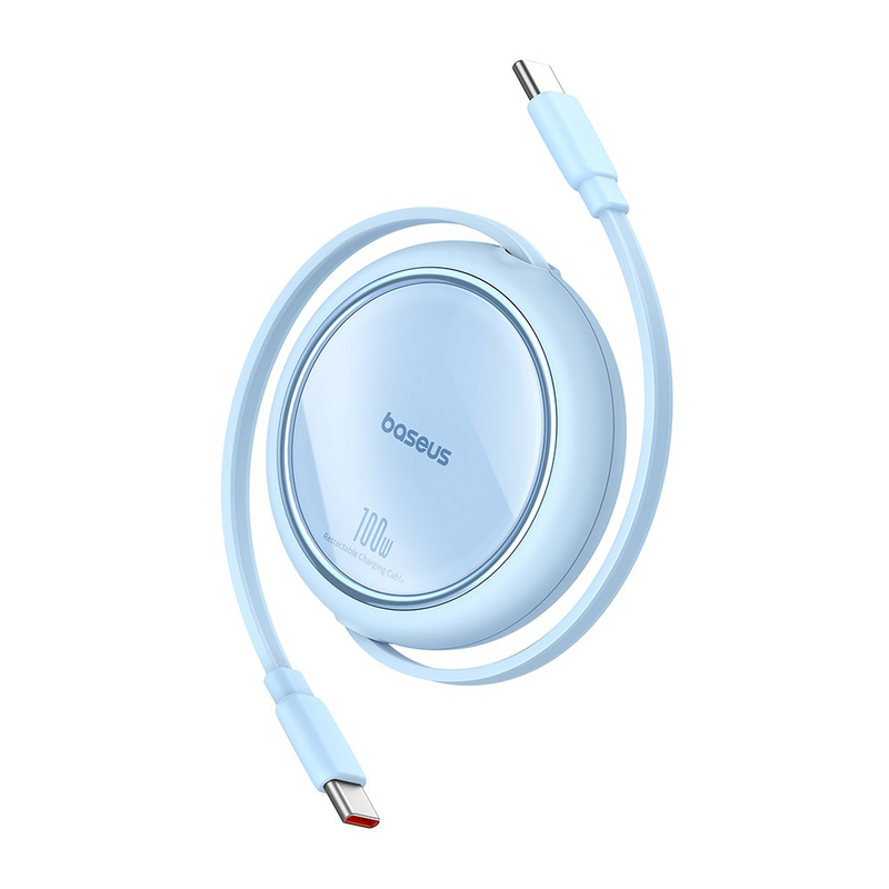 Load image into Gallery viewer, Baseus Free2Draw Mini Retractable Charging Cable Type-C to Type-C 100W 1m Compatible for iPhone 15 16 Series
