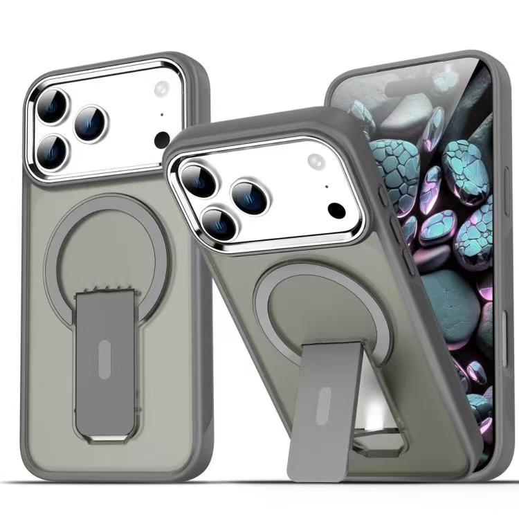 Load image into Gallery viewer, iPhone 17/Pro/Pro Max Matte MagSafe Magnetic Shockproof Heavy Duty Case with kickstand
