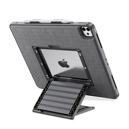 [Built-in Stand][With Pen Slot] Apple iPad Air 4/5 10.9'' 4/5th Gen (2020/2022) Acrylic Floating Stand Shockproof Protective Case