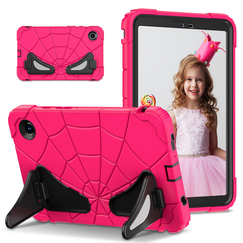 Load image into Gallery viewer, [Built-in Stand] Samsung Galaxy Tab A9 8.7“ (2023) Spiderman Cartoon Kids Full-cover Silicone Shockproof Case
