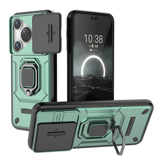 [Built-in 360-degree rotatabl bracket][Camera Cover] Huawei Mate 60/Pro/Pro+ Shield Shockproof Rugged Heavy Duty Case