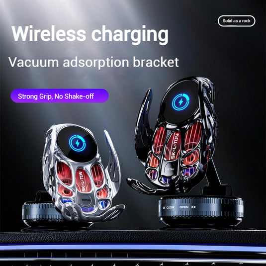 Universal 15W Wireless Car Phone Charger & Holder – Motorized Suction Cup Mount for Navigation - i-Station Mobile Phone & Electronic Device Repair and Accessories
