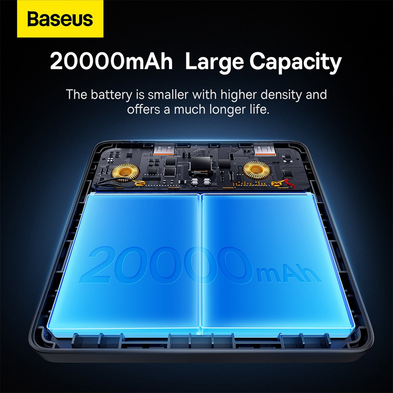 Load image into Gallery viewer, Baseus Blade Power Digital Display Fast Charging Power Bank HD Edition 20000mAh 100W PPBL000301-Black
