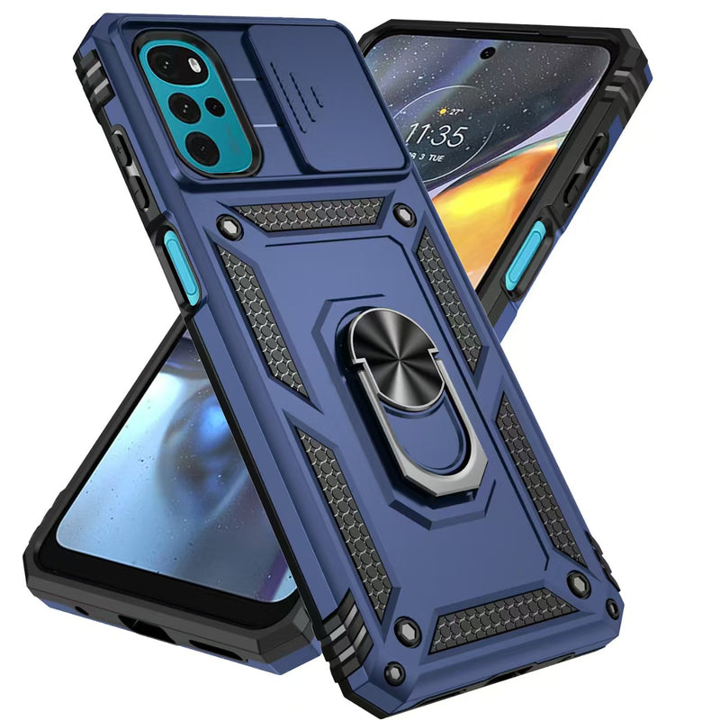 Load image into Gallery viewer, [Built-in Ring Bracket][With Slide Lens Cover] Xiaomi Redmi K60 Ultra Magnetic Kickstand Shockproof Heavy Duty Series Case
