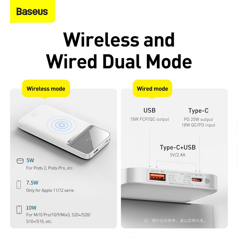 Load image into Gallery viewer, Baseus Magnetic Wireless Fast Charging Power Bank 10000mAh 20W PPCX010202
