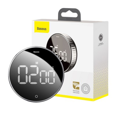 Load image into Gallery viewer, Baseus Heyo Rotation Countdown Timer Black - i-Station Mobile Phone &amp; Electronic Device Repair and Accessories

