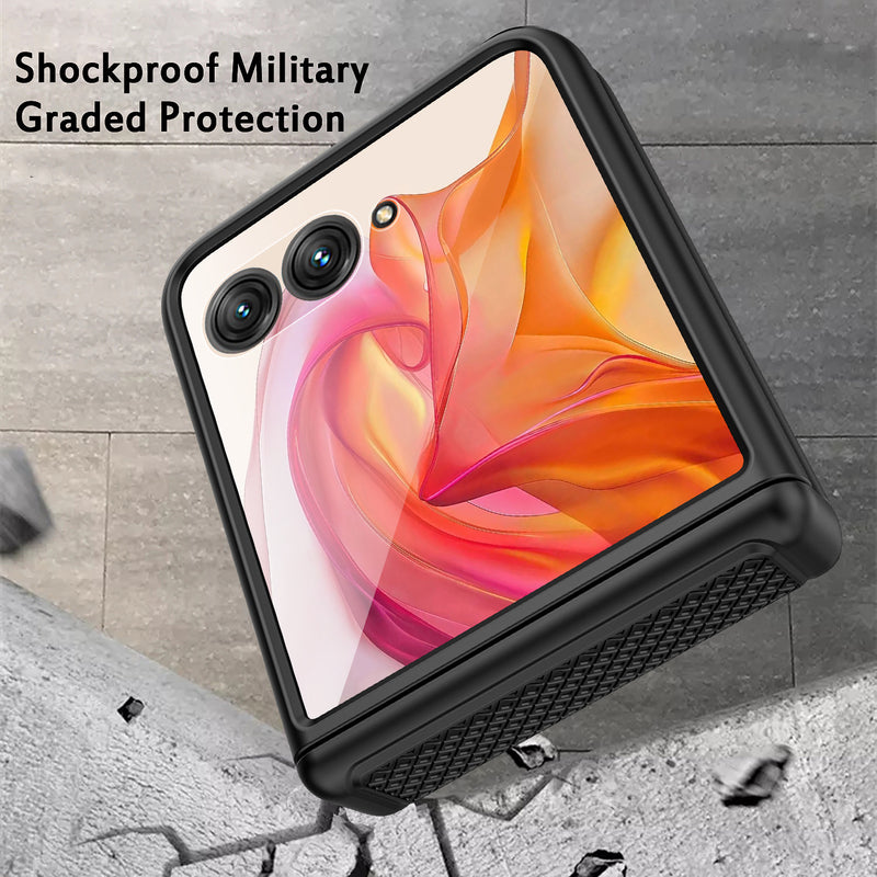 Load image into Gallery viewer, Motorola Moto Razr 50/Ultra Hinge Grid Shockproof Protective Case
