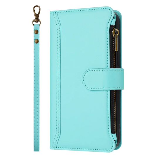 [With Card Slot] VIVO V50 5G - Multifunctional Flip Phone Case With Magnetic Closure & Wrist Strap - i-Station Mobile Phone & Electronic Device Repair and Accessories