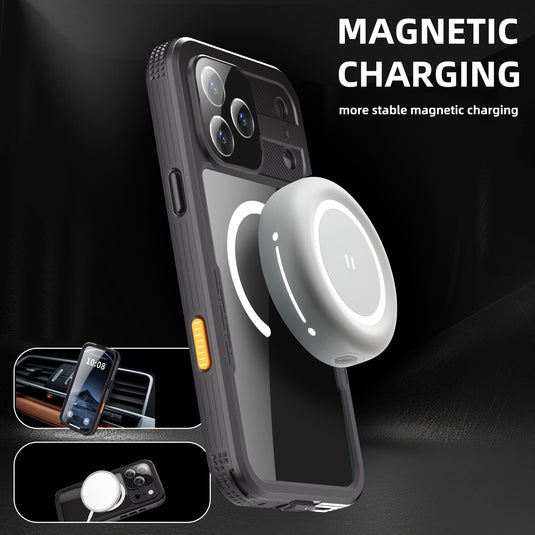 [Magsafe Compatible] [Mars Series] Apple iPhone 17/Air/Pro/Pro Max Shellbox Full Covered Waterproof Heavy Duty Tough Armor Case
