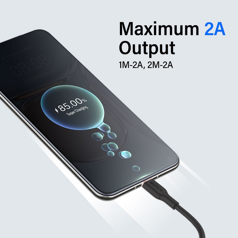 Load image into Gallery viewer, iQuick PowerWire 1 Series TPE Charging Data Cable USB to Micro USB 1m
