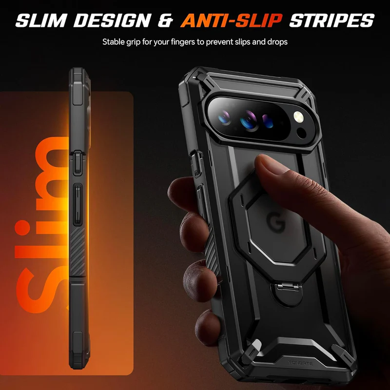 Google Pixel 10 Pro XL SUPCASE Strong Magneti Kickstand TPU Airbag Transparent Protective Case - i-Station Mobile Phone & Electronic Device Repair and Accessories