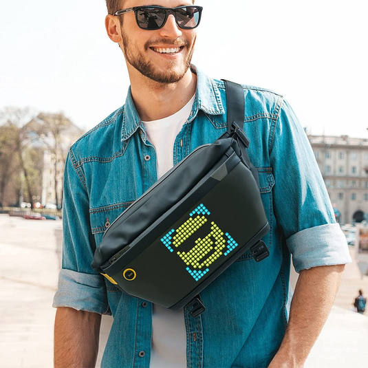 Divoom Sling Bag Pixel Art LED Daypack - i-Station Mobile Phone & Electronic Device Repair and Accessories