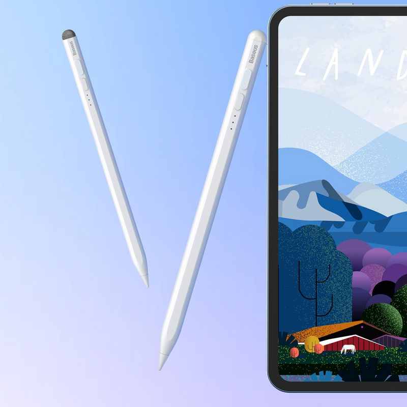 Load image into Gallery viewer, Baseus Smooth Writing 2 Series Stylus with LED Indicators - White - i-Station Mobile Phone &amp; Electronic Device Repair and Accessories
