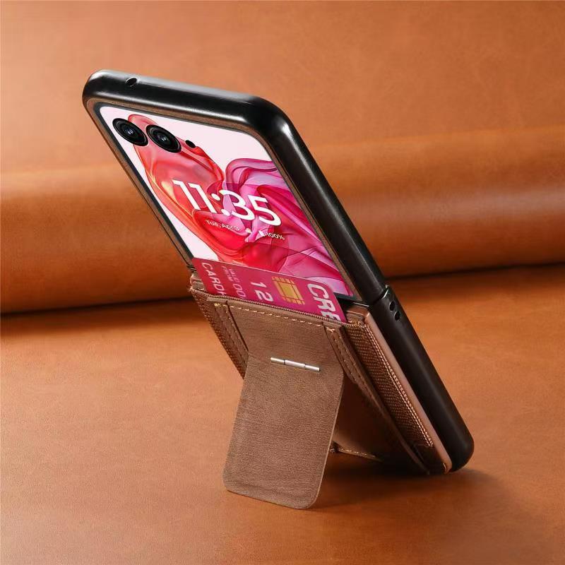 [With Stand] Motorola Moto Razr 40/Ultra Anti-drop Protective Flip Case - i-Station Mobile Phone & Electronic Device Repair and Accessories