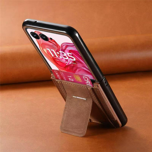 [With Stand] Motorola Moto Razr 60/Ultra Anti-drop Protective Flip Case