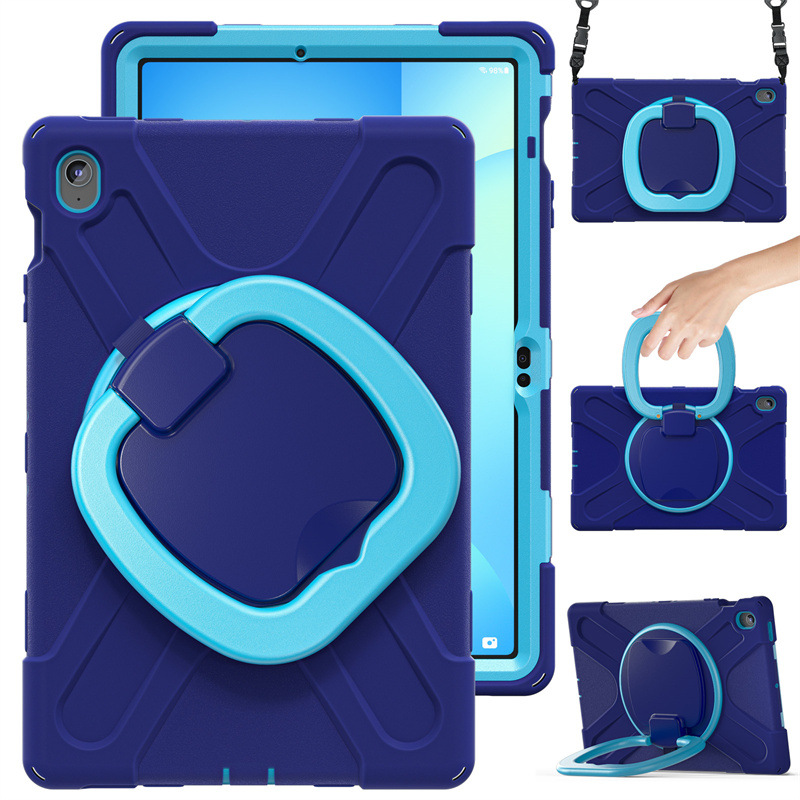Load image into Gallery viewer, Samsung Tab S10 FE Plus 13.1&quot; 2025 - 360 Degree Rotation Heavy Duty EVA Kid Friendly Ring Holder Stand Case - i-Station Mobile Phone &amp; Electronic Device Repair and Accessories
