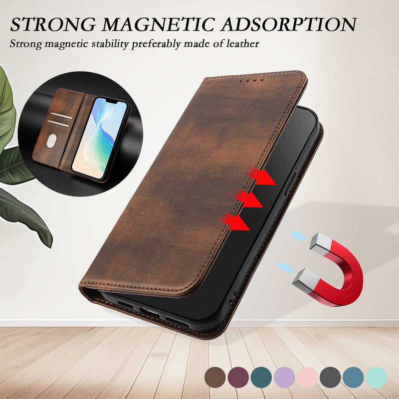 Load image into Gallery viewer, [With Card Slot] Samsung S25/Plus/Ultra/Edge - Multi Functional Leather Flap Wallet Series Case

