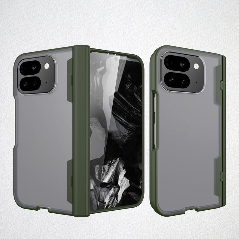 Load image into Gallery viewer, Google Pixel 9 Pro Fold - Full Coverage Matte Folding Spring Hinge Case
