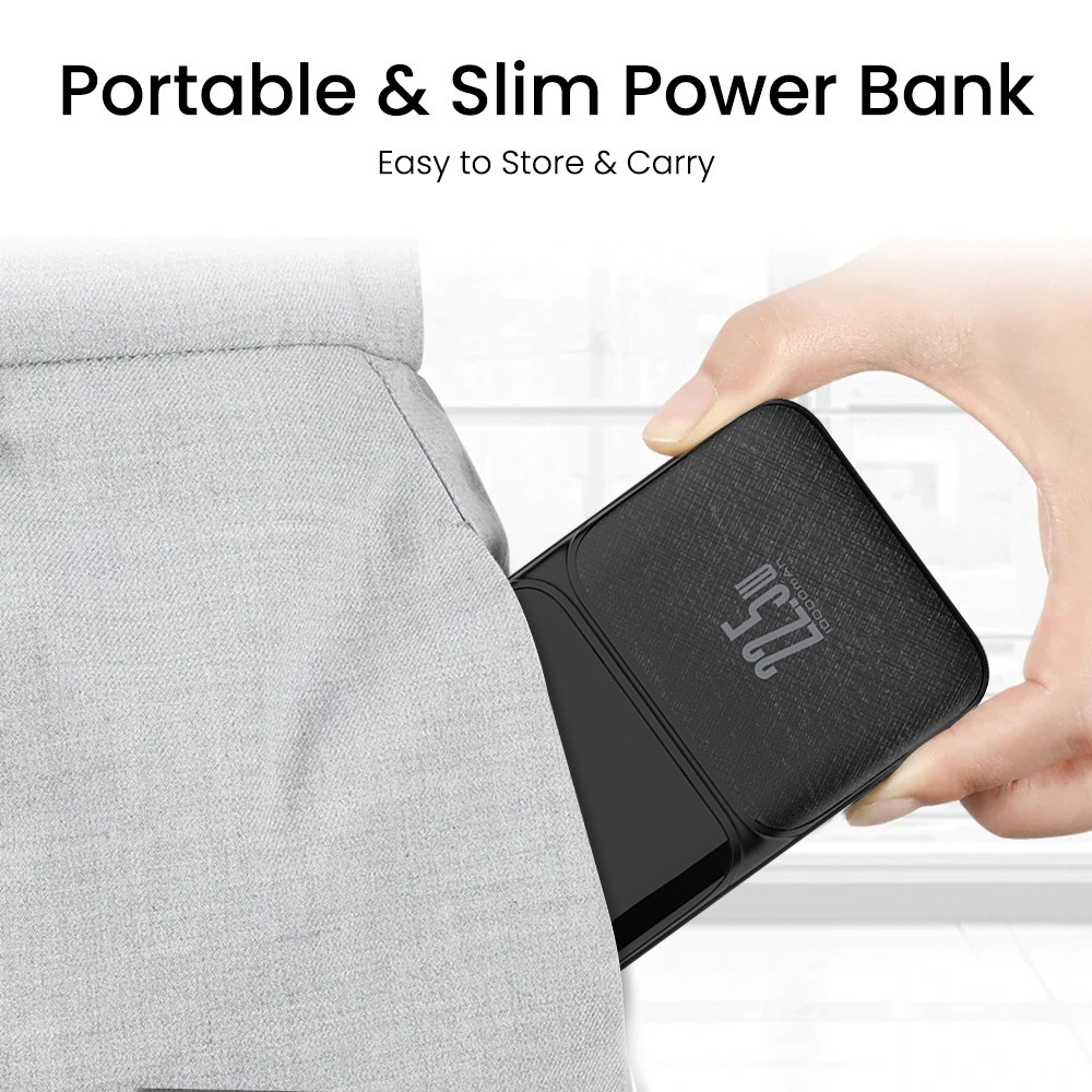 iQuick POWER SQUARE 0 Digital Display Power Bank 10000mAh 22.5W - i-Station Mobile Phone & Electronic Device Repair and Accessories