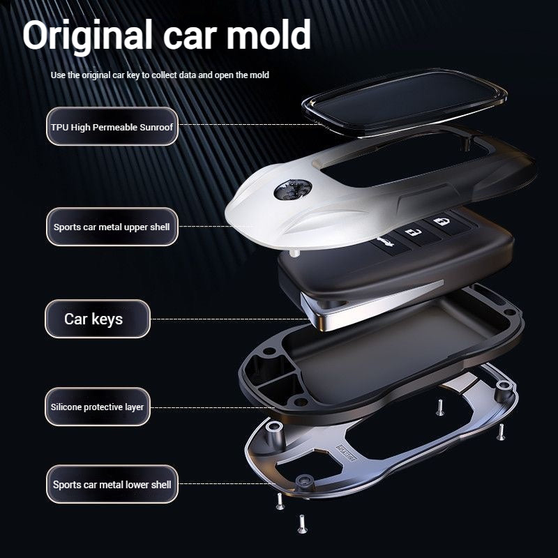 Load image into Gallery viewer, Lexus Stylish with Cool Shockproof Car Key Fob Case Cover For UX200, LS500, LS500H, LC500, LC500h, ES300h, ES350
