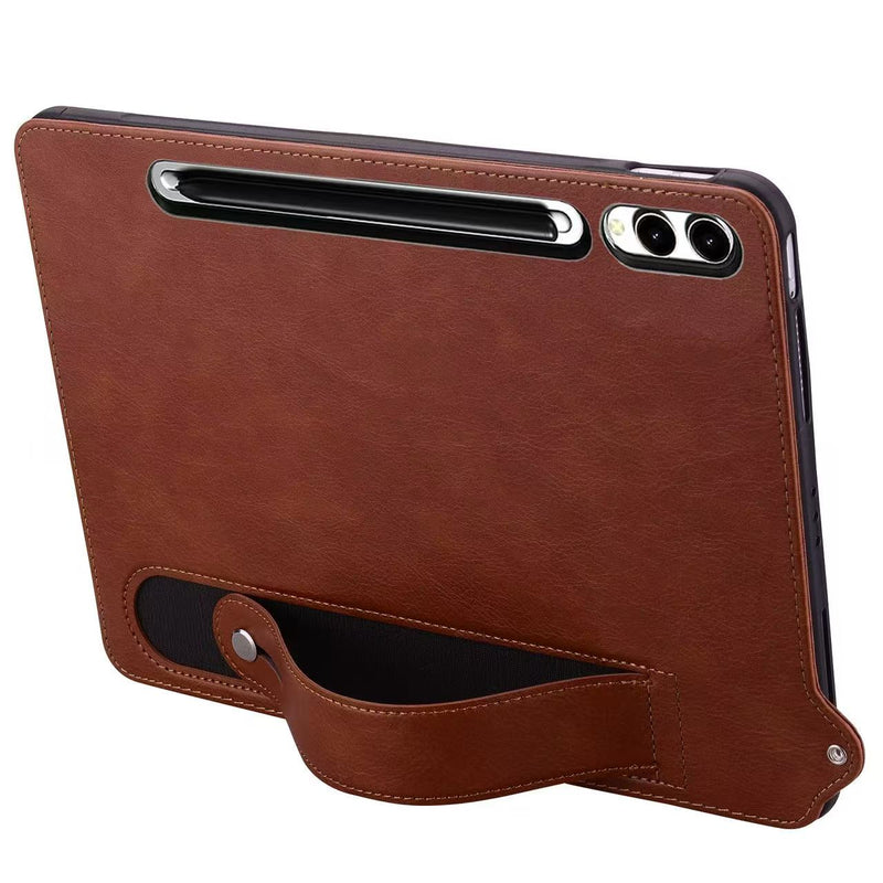 Load image into Gallery viewer, Samsung Galaxy Tab S11 Ultra (2025) 14.6&quot; - Shockproof Stand Hand Strap Tablet Case Leather TPU Case
