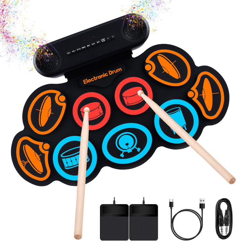 Load image into Gallery viewer, Kids Roll-Up Portable Electronic Drum Pad Kit - i-Station Mobile Phone &amp; Electronic Device Repair and Accessories
