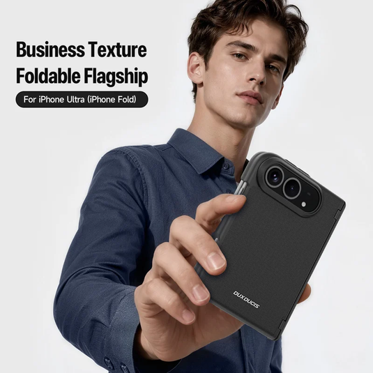 [Magsafe Compatible] Apple iPhone Ultra (iPhone Fold) Business Magnetic Hinge Foldable Back Cover Case