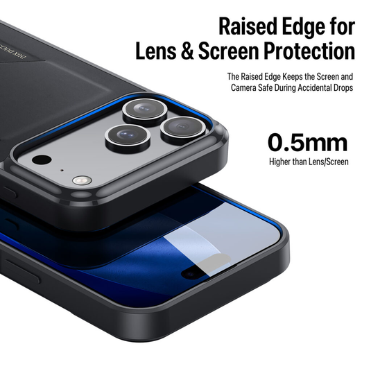 [With Card Slot] Apple iPhone 17/Air/Pro/Pro Max Matte Minimalist Soft-Touch Shockproof Phone Case