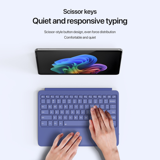 Compatible with Microsoft Surface Pro 12 (2025) - DUXDUCIS Wireless Bluetooth Magnetic Touch Keyboard With RGB Backlight - i-Station Mobile Phone & Electronic Device Repair and Accessories