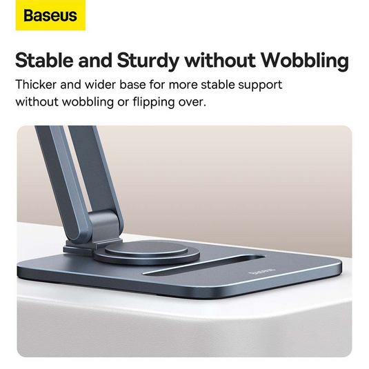 Baseus Desktop Biaxial Foldable Metal Stand For Tablets-Space Gray