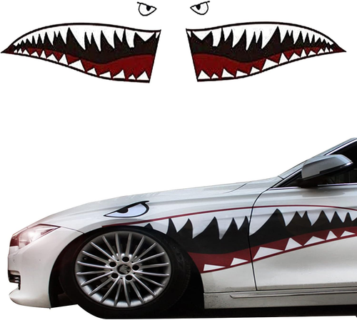Universal Car 3D Shark Mouth Car Side Door Stickers For Vinyl Self-Adhesive Decals - i-Station Mobile Phone & Electronic Device Repair and Accessories