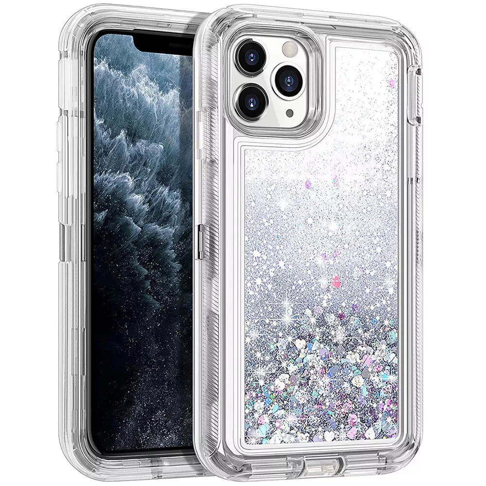Apple iPhone 6/6S/7/8/Plus/SE 2020 Glitter Clear Transparent Liquid Sand Watering Case - i-Station Mobile Phone & Electronic Device Repair and Accessories