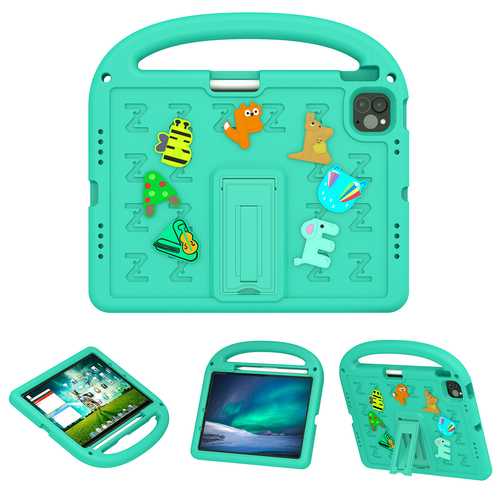 [Built-in Pen Slot][With Shoulder Strap] Apple iPad Air 4/5th Gen & Pro 11-inch 1st/2nd/3rd/4th Gen Cartoon Kids Shockproof Protective Case