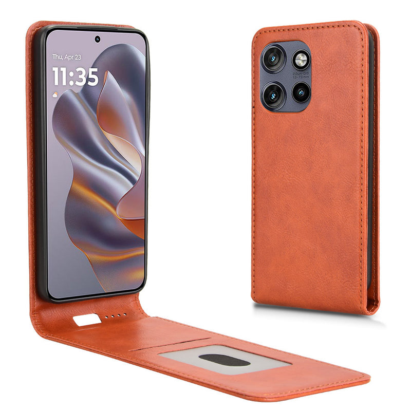 Load image into Gallery viewer, Motorola Moto Edge 50 Neo Leather Shockproof Essentials Series Case
