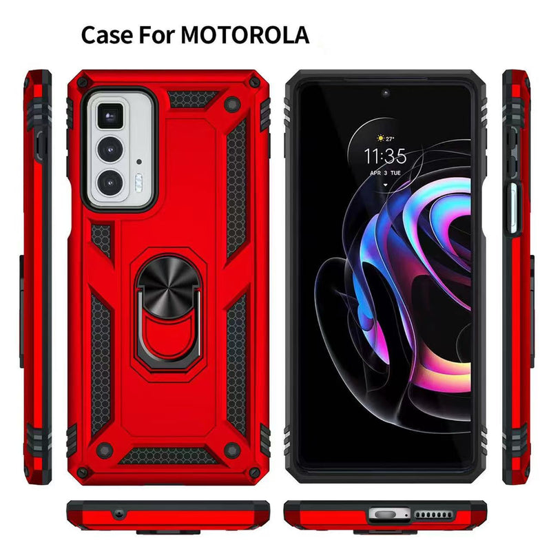 Load image into Gallery viewer, [Built-in Ring Bracket] Motorola Moto Edge S Pro Anti-slip Protective Hard Heavy Duty Series Case
