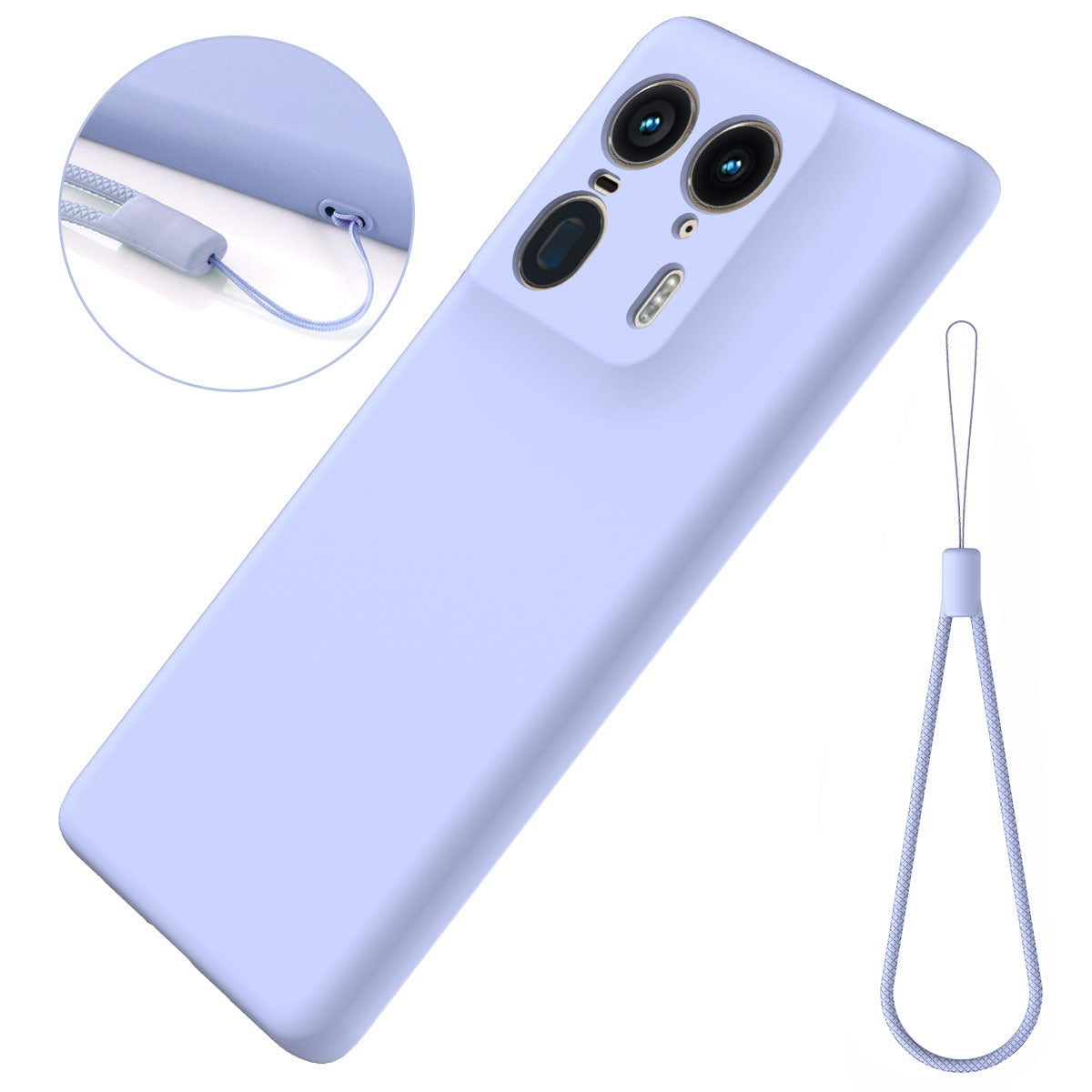 [With Lanyard] Motorola Moto Edge 60/Pro/Fusion/S - Full Wrap Liquid Silicone Drop-resistant Essentials Series Case - i-Station Mobile Phone & Electronic Device Repair and Accessories