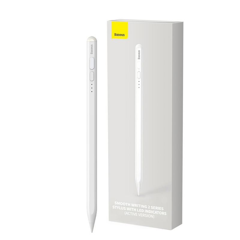 Load image into Gallery viewer, Baseus Smooth Writing 2 Series Stylus with LED Indicators - White - i-Station Mobile Phone &amp; Electronic Device Repair and Accessories
