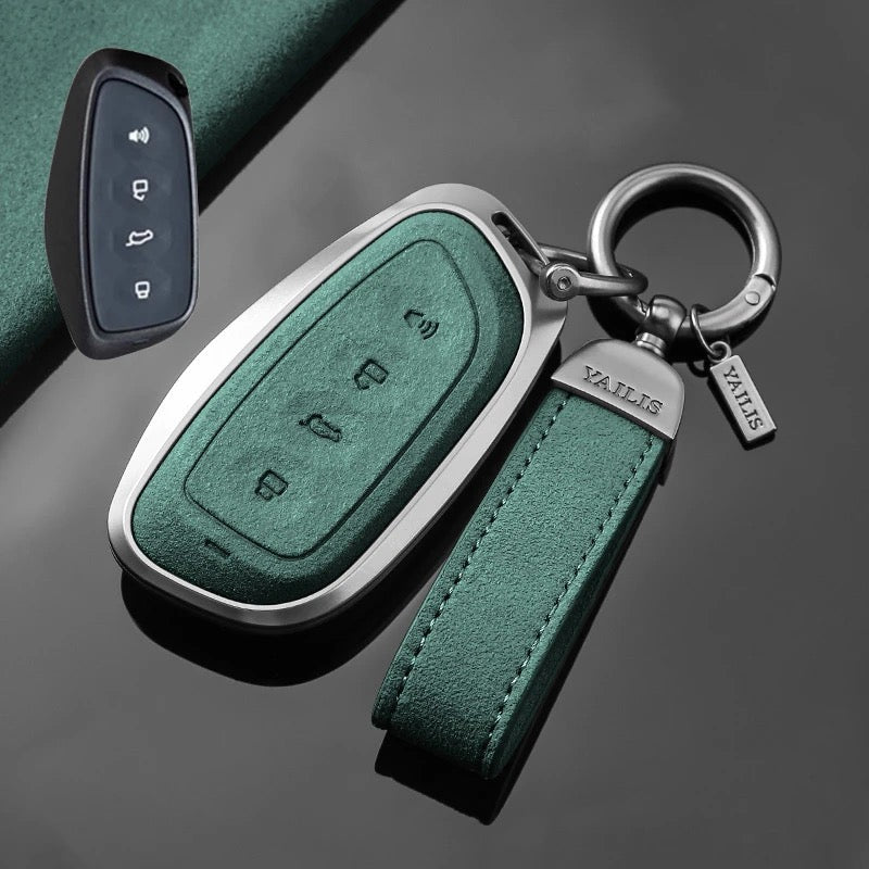 Load image into Gallery viewer, Great Wall High-Quality Suede Car Key Fob Case Cover For Haval Raptor, Dargo 2nd Gen, Xiaolong Max, Shenshou, H6
