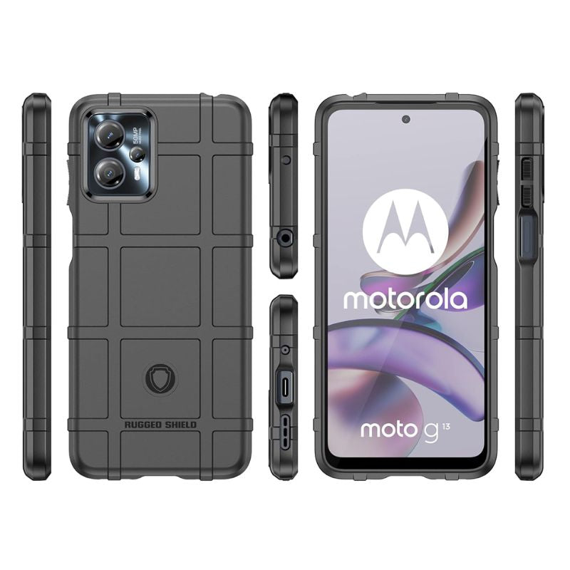 Load image into Gallery viewer, Motorola Moto G13 / Moto G23 Military Rugged Shield Heavy Duty Drop Proof Case
