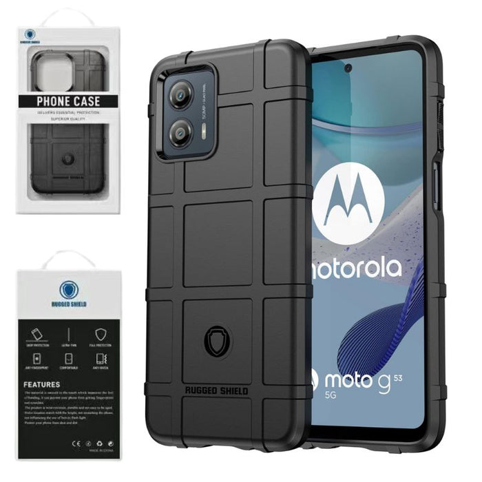 Motorola Moto G73 Military Rugged Shield Heavy Duty Drop Proof Case