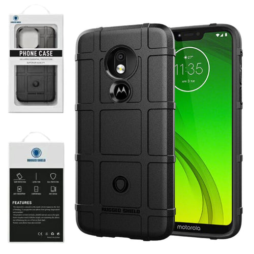 Motorola G7 Power (American Version) Military Rugged Shield Heavy Duty Drop Proof Case