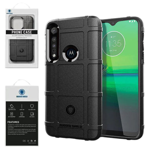 Motorola Moto One Macro / Moto G8 Play Military Rugged Shield Heavy Duty Drop Proof Case