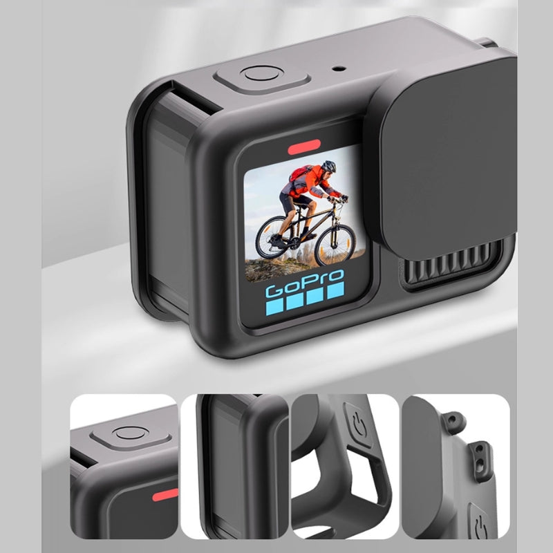 Load image into Gallery viewer, GoPro Hero13 Hero 13 Silicone Protective Case with Battery Cover, Lens Cap, Wrist Strap &amp; Full Screen + Lens Film Set - i-Station Mobile Phone &amp; Electronic Device Repair and Accessories
