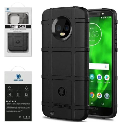 Motorola Moto G6 / Motorola Green Pomelo 1s - Military Rugged Shield Heavy Duty Drop Proof Case