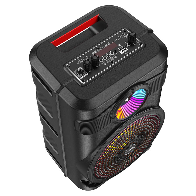 Load image into Gallery viewer, [BS46] HOCO Portable Home Camping Party Karaoke RBG Bluetooth Speaker With Microphone
