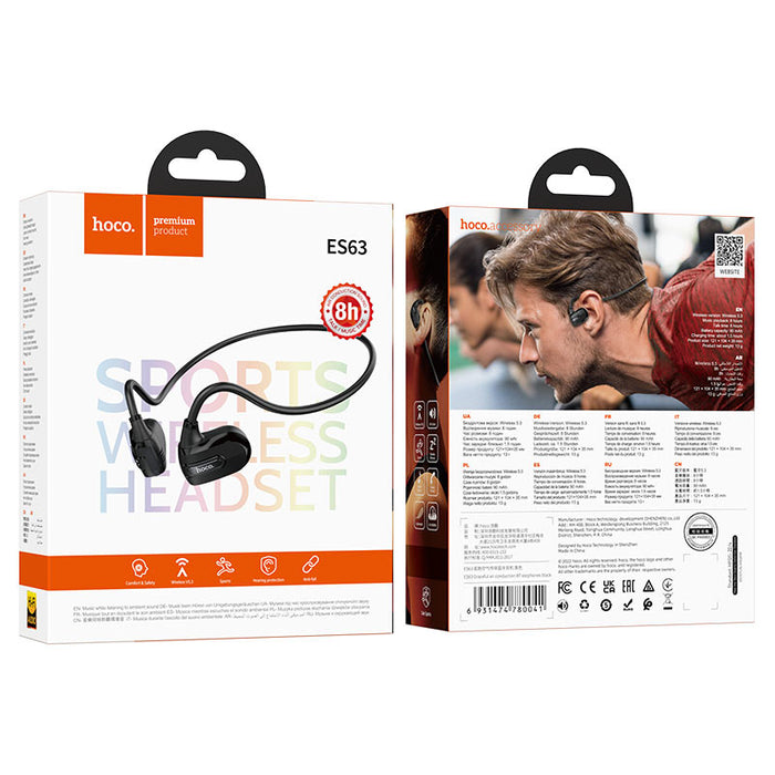 [ES63] HOCO Wireless Bluetooth Sport Fitness Gym Stereo Earphones Handset