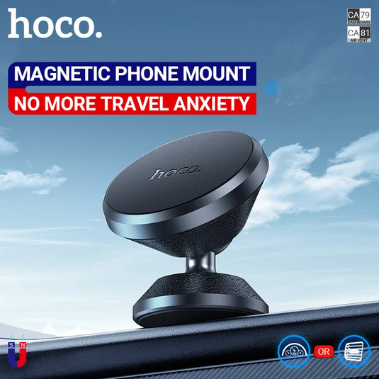 [CA81] HOCO Universal Super Strong Magnetic Magnet Lightweight Mobile Phone Mount Holder - Polar Tech Australia