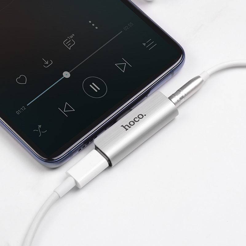 Load image into Gallery viewer, [LS26] HOCO Type-C to 2-in-1 3.5mm Headphone Adapter &amp; Type-C Charging Converter Splitter
