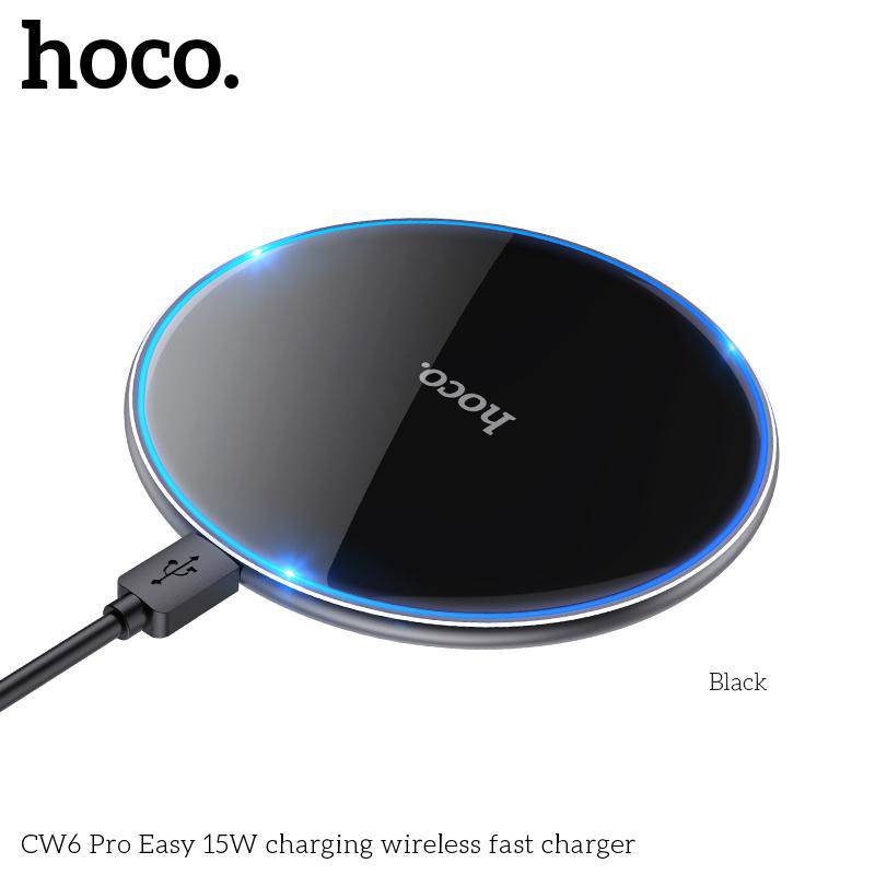 Load image into Gallery viewer, [CW6 Pro] HOCO Ultra-Thin Easy Pro 15W Fast Wireless Charger Charging Pad
