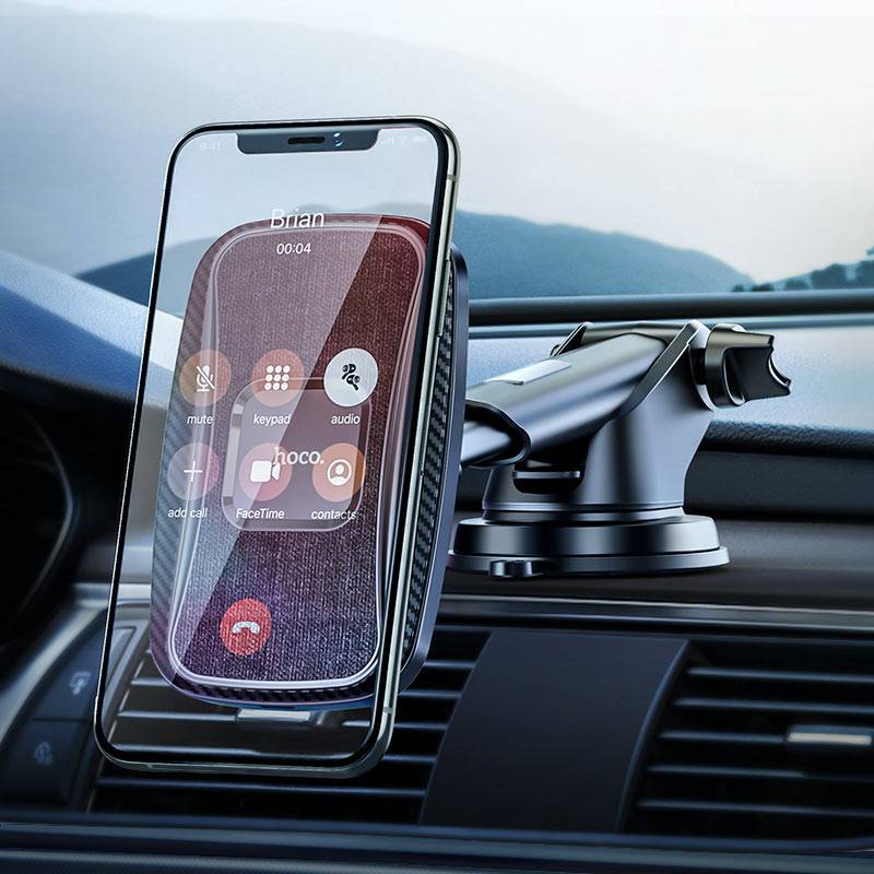 Load image into Gallery viewer, HOCO Universal QI 15W Wireless Charging Magnet Aircon Flow Dashboard Phone Holder (CA75) - Polar Tech Australia
